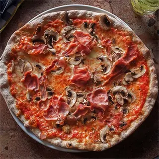 Pizza Prosciutto Arrosto & Funghi