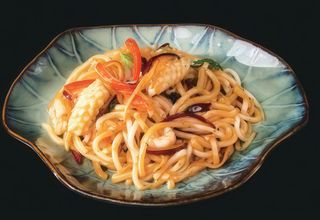 31. Tallarines Con Marisco A La Plancha