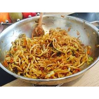 Stir Fried Noodles with 10 Egg