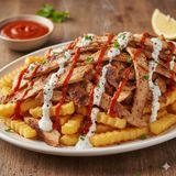Patatas Con Carne De Kebab