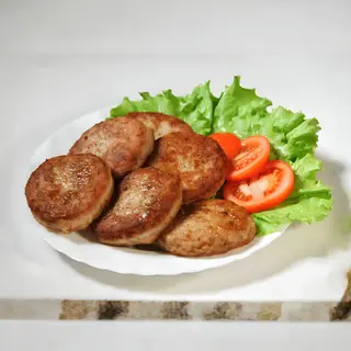 Котлети асорті (свинина, яловичина) (1кг), заморожений напівфабрикат