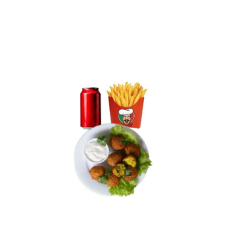 Piatto falafel menù