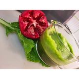 Spinach & pomegranate juice