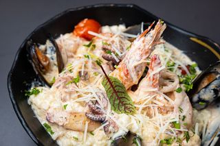 Risotto cu fructe de mare
