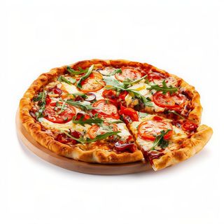 Pizza mediterránea (40 cm.)