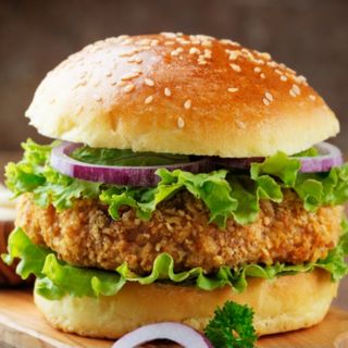 Hamburguesa Filete de Pollo Empanado