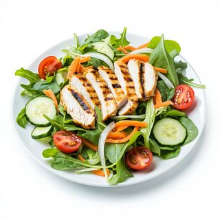 Ensalada Mixta Con Pollo