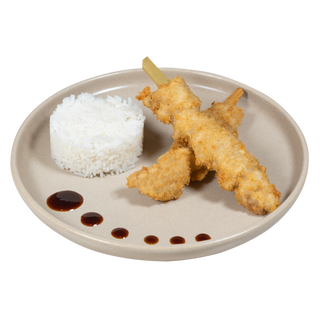 Brochette Saumon Panee