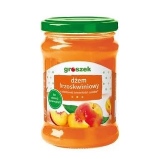 Dżem Brzoskwinia Niskosłodzony Groszek 280g