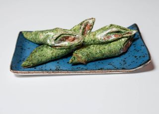 Naleśniki z czerwoną rybą