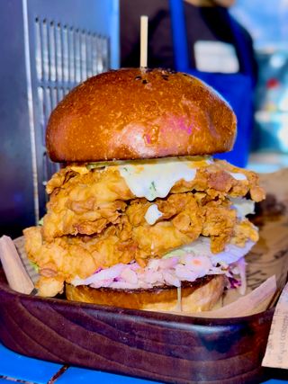 Double Crispy Fish Burger