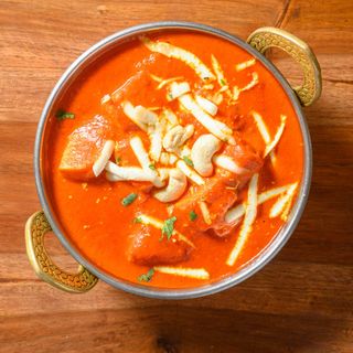 Paneer Kadai (Vegetariano).