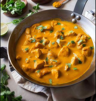 Butter chicken + basmati chawal