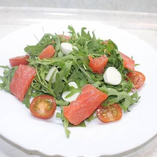 Салат з морепродуктами і стручковой фасоллю стандарт (280г)