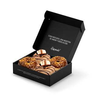 4 mini donuts surtidos