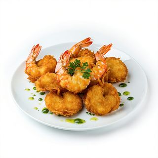 Frituras De Sepias Y Gambas Orly