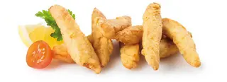 Tiras de Gallo frito