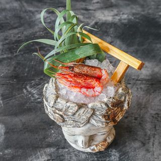 S27. Sashimi amaebi - 4 porzioni