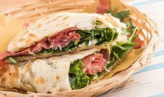 Verdure grigliate, cotto e stracchino