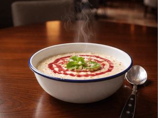 Солодка вівсяна каша з ягідним джемом (280g)