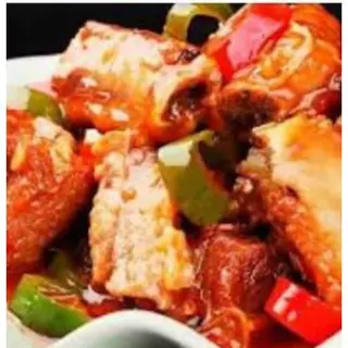 37. Costilla Con Salsa Agridulce
