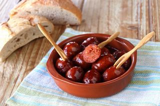 Choricitos picantes (ración)