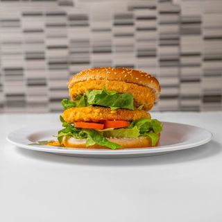 Panino gran crispy burger doppio