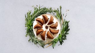 Dim sum z czekoladą i orzechami