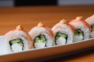 Роллы "Филадельфия Эби" (8 шт.) острый