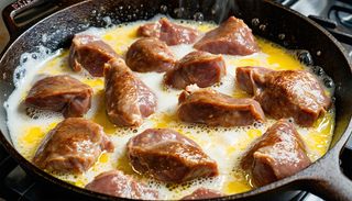 Пилешки дробчета в масло