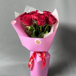 Букет из 11 голландских красных роз