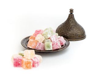 Rahat cubulete multicolor cu aroma de fructe Turkish Delight 400g