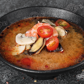 Суп Том ям с морепродуктами