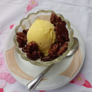 Helado Con Nueces