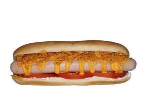 Doritos hot dog