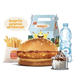 King junior meal menu cheddar cheese