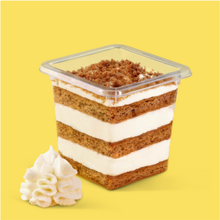 Десерт "Медовик со сливками" в стаканчике (0,085 кг.)