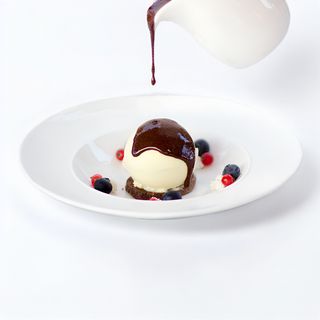 Esfera de Chocolate Blanco y Guianduia