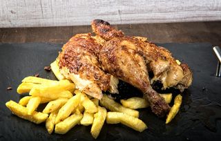 1/2 pollo asado