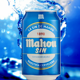 Cerveza Mahou Sin alcohol Lata 33cl.