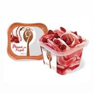 Vaschetta panna fragola 500 g