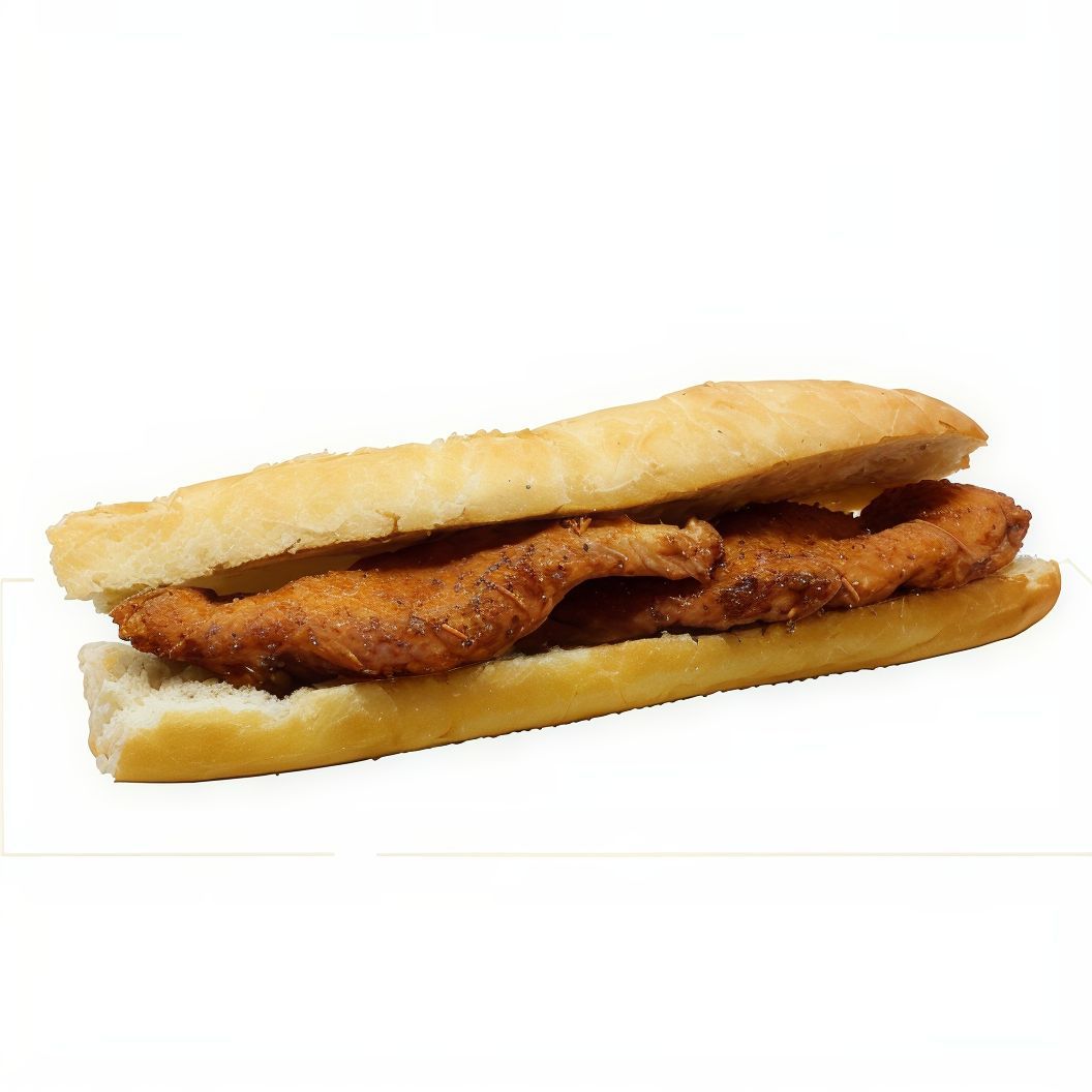 Bocadillo De Pollo Empanado