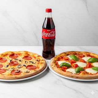 Oferta Pizzas Medianas 2 Uds.