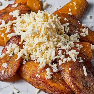 Tajadas con queso 