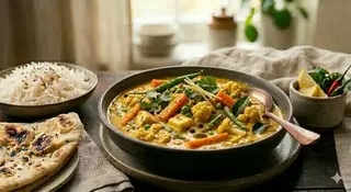 104. Vegetable korma