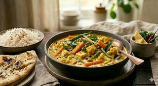 104. Vegetable korma