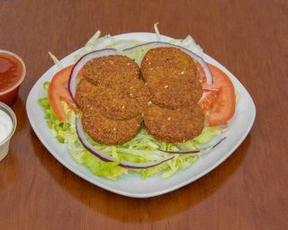 Plato falafel