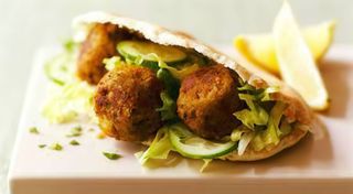 Menù panino falafel