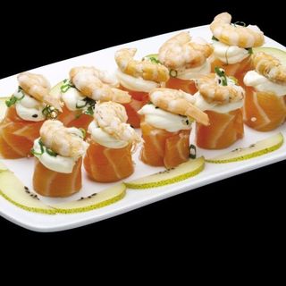 Gunkan com camarao 10 pcs 