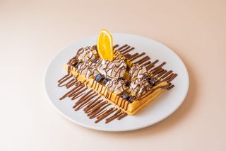 Вафли с голубикой